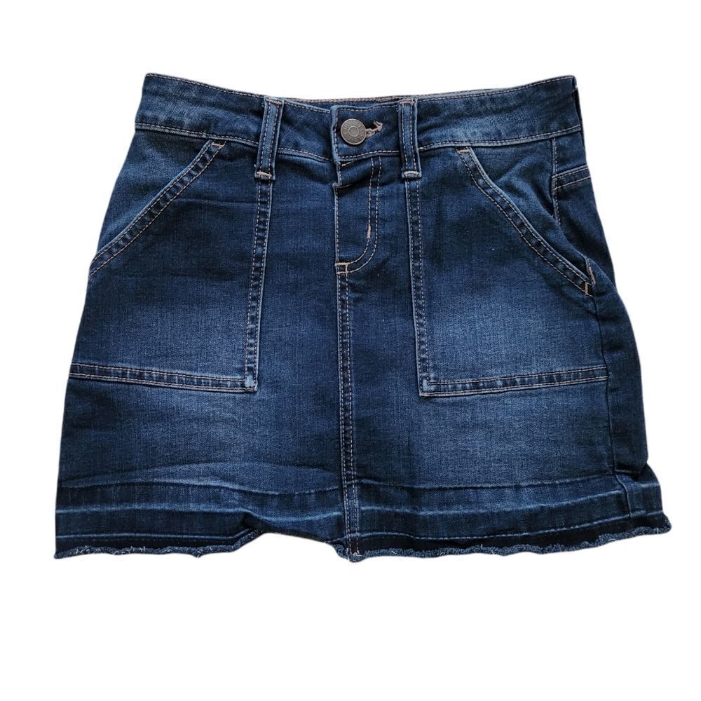 Justice Girls Size 12 Blue Jean Denim Skirt